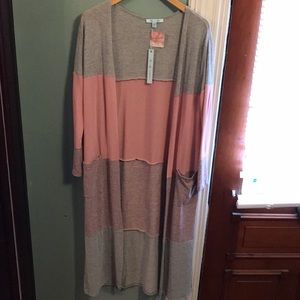 Color block Lightweight Cardi